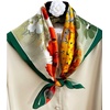 FAIRYGATE Seide Schal Damen Halstücher Seidentuch Schals Halstuch Seidenschal Scarf Bandana Taschentuch Handgelenk Kopftücher Einheitsgröße 78(Fdas28022)