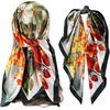 FAIRYGATE Seide Schal Damen Halstücher Seidentuch Schals Halstuch Seidenschal Scarf Bandana Taschentuch Handgelenk Kopftücher Einheitsgröße 78(Fdas28022)