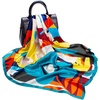 FAIRYGATE Seide Schal Damen Halstücher Seidentuch Schals Halstuch Seidenschal Scarf Bandana Taschentuch Handgelenk Kopftücher Einheitsgröße 78(Fdas28023)