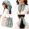 FAIRYGATE Seide Schal Damen Halstücher Seidentuch Schals Halstuch Seidenschal Scarf Bandana Taschentuch Handgelenk Kopftücher Einheitsgröße 78(Fdgh73017)