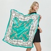 FAIRYGATE Seide Schal Damen Halstücher Seidentuch Schals Halstuch Seidenschal Scarf Bandana Taschentuch Handgelenk Kopftücher Einheitsgröße 78(Fdgh73017)