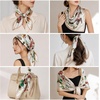 FAIRYGATE Seide Schal Damen Halstücher Seidentuch Schals Halstuch Seidenschal Scarf Bandana Taschentuch Handgelenk Kopftücher Einheitsgröße 78(Fdgh90014)