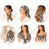 FAIRYGATE Seide Schal Damen Halstücher Seidentuch Schals Halstuch Seidenschal Scarf Bandana Taschentuch Handgelenk Kopftücher Einheitsgröße 78(Fdgh91015)