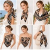 FAIRYGATE Seide Schal Damen Halstücher Seidentuch Schals Halstuch Seidenschal Scarf Bandana Taschentuch Handgelenk Kopftücher Einheitsgröße 78(Fdgh91015)