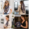FAIRYGATE Seide Schal Damen Halstücher Seidentuch Schals Halstuch Seidenschal Scarf Bandana Taschentuch Handgelenk Kopftücher Einheitsgröße 78(Fdhzl61023)