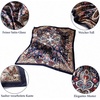 FAIRYGATE Seide Schal Damen Halstücher Seidentuch Schals Halstuch Seidenschal Scarf Bandana Taschentuch Handgelenk Kopftücher Einheitsgröße 78(Fdhzl61023)