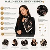 FAIRYGATE Seide Schal Damen Halstücher Seidentuch Schals Halstuch Seidenschal Scarf Bandana Taschentuch Handgelenk Kopftücher Einheitsgröße 78(Fdhzl77020)