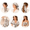 FAIRYGATE Seide Schal Damen Halstücher Seidentuch Schals Halstuch Seidenschal Scarf Bandana Taschentuch Handgelenk Kopftücher Einheitsgröße 78(Fdhzl77021)