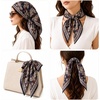 FAIRYGATE Seide Schal Damen Halstücher Seidentuch Schals Halstuch Seidenschal Scarf Bandana Taschentuch Handgelenk Kopftücher Einheitsgröße 78(Fdhzl77024)