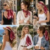 FAIRYGATE Seide Schal Damen Halstücher Seidentuch Schals Halstuch Seidenschal Scarf Bandana Taschentuch Handgelenk Kopftücher Einheitsgröße 78(Fdwxa2417)