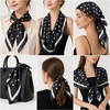 FAIRYGATE Seide Schal Damen Halstücher Seidentuch Schals Halstuch Seidenschal Scarf Bandana Taschentuch Handgelenk Kopftücher Einheitsgröße 78(Fdwxa2418)