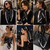 FAIRYGATE Seide Schal Damen Halstücher Seidentuch Schals Halstuch Seidenschal Scarf Bandana Taschentuch Handgelenk Kopftücher Einheitsgröße 78(Fdwxa2418)