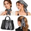FAIRYGATE Seide Schal Damen Halstücher Seidentuch Schals Halstuch Seidenschal Scarf Bandana Taschentuch Handgelenk Kopftücher Einheitsgröße 78(Fdwxa2424)
