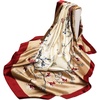 FAIRYGATE Seide Schal Damen Halstücher Seidentuch Schals Halstuch Seidenschal Scarf Bandana Taschentuch Handgelenk Kopftücher Einheitsgröße 78(Fdwxa2515)