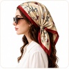 FAIRYGATE Seide Schal Damen Halstücher Seidentuch Schals Halstuch Seidenschal Scarf Bandana Taschentuch Handgelenk Kopftücher Einheitsgröße 78(Fdwxa2515)