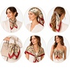 FAIRYGATE Seide Schal Damen Halstücher Seidentuch Schals Halstuch Seidenschal Scarf Bandana Taschentuch Handgelenk Kopftücher Einheitsgröße 78(Fdwxa2515)
