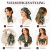 FAIRYGATE Seide Schal Damen Halstücher Seidentuch Schals Halstuch Seidenschal Scarf Bandana Taschentuch Handgelenk Kopftücher Einheitsgröße 78(Fdwxa2522)