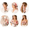 FAIRYGATE Seide Schal Damen Halstücher Seidentuch Schals Halstuch Seidenschal Scarf Bandana Taschentuch Handgelenk Kopftücher Einheitsgröße 78(Fdwxa2524)