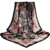 FAIRYGATE Seide Schal Damen Halstücher Seidentuch Schals Halstuch Seidenschal Scarf Bandana Taschentuch Handgelenk Kopftücher Einheitsgröße 78(Mehrfarbig)