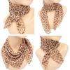 FAIRYGATE Seidenschal Damen Chiffon Elegante Seidentuch Haare Satintuch Halstuch Bandana Tuch Kopftücher Taschentuch Ansatz Scarf DA27(Da2705)