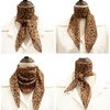 FAIRYGATE Seidenschal Damen Chiffon Elegante Seidentuch Haare Satintuch Halstuch Bandana Tuch Kopftücher Taschentuch Ansatz Scarf DA27(Da2706)