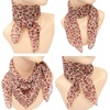 FAIRYGATE Seidenschal Damen Chiffon Elegante Seidentuch Haare Satintuch Halstuch Bandana Tuch Kopftücher Taschentuch Ansatz Scarf DA27(Da2708)