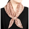 FAIRYGATE Seidenschal Damen Chiffon Elegante Seidentuch Haare Satintuch Halstuch Bandana Tuch Kopftücher Taschentuch Ansatz Scarf DA27(Da2708)