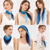 FAIRYGATE Seidenschal Damen Chiffon Elegante Seidentuch Haare Satintuch Halstuch Bandana Tuch Kopftücher Taschentuch Ansatz Scarf DA27(Da2716)