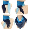 FAIRYGATE Seidenschal Damen Chiffon Elegante Seidentuch Haare Satintuch Halstuch Bandana Tuch Kopftücher Taschentuch Ansatz Scarf DA27(Da2716)
