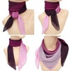 FAIRYGATE Seidenschal Damen Chiffon Elegante Seidentuch Haare Satintuch Halstuch Bandana Tuch Kopftücher Taschentuch Ansatz Scarf DA27(Da2720)