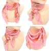 FAIRYGATE Seidenschal Damen Chiffon Elegante Seidentuch Haare Satintuch Halstuch Bandana Tuch Kopftücher Taschentuch Ansatz Scarf DA27(Fdwxa2620)