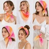 FAIRYGATE Seidenschal Damen Chiffon Elegante Seidentuch Haare Satintuch Halstuch Bandana Tuch Kopftücher Taschentuch Ansatz Scarf DA27(Fdwxa2621)