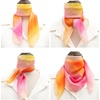 FAIRYGATE Seidenschal Damen Chiffon Elegante Seidentuch Haare Satintuch Halstuch Bandana Tuch Kopftücher Taschentuch Ansatz Scarf DA27(Fdwxa2621)