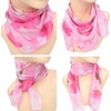 FAIRYGATE Seidenschal Damen Chiffon Elegante Seidentuch Haare Satintuch Halstuch Bandana Tuch Kopftücher Taschentuch Ansatz Scarf DA27(Fdwxa2808)