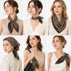 FAIRYGATE Seidenschal Damen Chiffon Elegante Seidentuch Haare Satintuch Halstuch Bandana Tuch Kopftücher Taschentuch Ansatz Scarf DA27(Fdwxa2812)