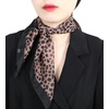 FAIRYGATE Seidenschal Damen Chiffon Elegante Seidentuch Haare Satintuch Halstuch Bandana Tuch Kopftücher Taschentuch Ansatz Scarf DA27(Fdwxa2814)