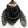 FAIRYGATE Seidenschal Damen Chiffon Elegante Seidentuch Haare Satintuch Halstuch Bandana Tuch Kopftücher Taschentuch Ansatz Scarf DA27(Fdwxa2815)