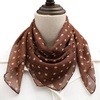 FAIRYGATE Seidenschal Damen Chiffon Elegante Seidentuch Haare Satintuch Halstuch Bandana Tuch Kopftücher Taschentuch Ansatz Scarf DA27(Fdwxa2817)