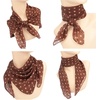 FAIRYGATE Seidenschal Damen Chiffon Elegante Seidentuch Haare Satintuch Halstuch Bandana Tuch Kopftücher Taschentuch Ansatz Scarf DA27(Fdwxa2817)