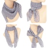 FAIRYGATE Seidenschal Damen Chiffon Elegante Seidentuch Haare Satintuch Halstuch Bandana Tuch Kopftücher Taschentuch Ansatz Scarf DA27(Fdwxa2819)