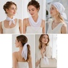 FAIRYGATE Seidenschal Damen Chiffon Elegante Seidentuch Haare Satintuch Halstuch Bandana Tuch Kopftücher Taschentuch Ansatz Scarf DA27(Fdwxa2911)