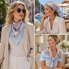 FAIRYGATE Seidentuch Damen Seidentuch Seide Leicht Seidenschal Bandana Halstuch Kopftuch Elegante Schal Tuch Geschenk für Frauen DA21(Da2105)