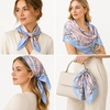 FAIRYGATE Seidentuch Damen Seidentuch Seide Leicht Seidenschal Bandana Halstuch Kopftuch Elegante Schal Tuch Geschenk für Frauen DA21(Da2105)