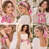 FAIRYGATE Seidentuch Damen Seidentuch Seide Leicht Seidenschal Bandana Halstuch Kopftuch Elegante Schal Tuch Geschenk für Frauen DA21(Da2107)