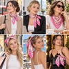FAIRYGATE Seidentuch Damen Seidentuch Seide Leicht Seidenschal Bandana Halstuch Kopftuch Elegante Schal Tuch Geschenk für Frauen DA21(Da2107)
