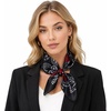 FAIRYGATE Seidentuch Damen Seidentuch Seide Leicht Seidenschal Bandana Halstuch Kopftuch Elegante Schal Tuch Geschenk für Frauen DA21(Da2109)