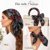 FAIRYGATE Seidentuch Damen Seidentuch Seide Leicht Seidenschal Bandana Halstuch Kopftuch Elegante Schal Tuch Geschenk für Frauen DA21(Da2109)