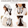 FAIRYGATE Seidentuch Damen Seidentuch Seide Leicht Seidenschal Bandana Halstuch Kopftuch Elegante Schal Tuch Geschenk für Frauen DA21(Da2111)