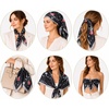 FAIRYGATE Seidentuch Damen Seidentuch Seide Leicht Seidenschal Bandana Halstuch Kopftuch Elegante Schal Tuch Geschenk für Frauen DA21(Da2118)