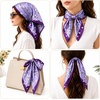 FAIRYGATE Seidentuch Damen Seidentuch Seide Leicht Seidenschal Bandana Halstuch Kopftuch Elegante Schal Tuch Geschenk für Frauen DA21(Da2119)
